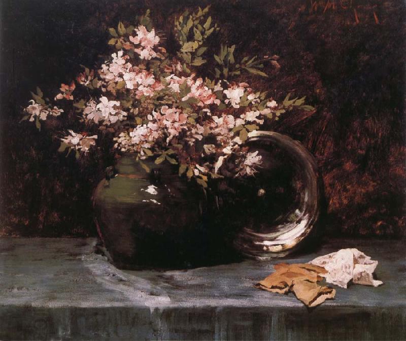 William Merritt Chase Rhododendron China oil painting art